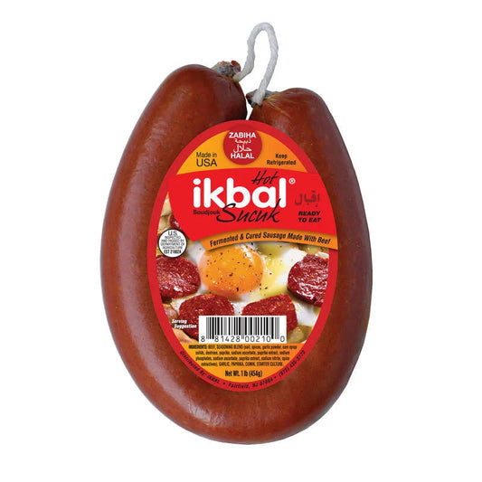 Halal - Ikbal Beef Ring Sucuk/Soujouk (Hot)
