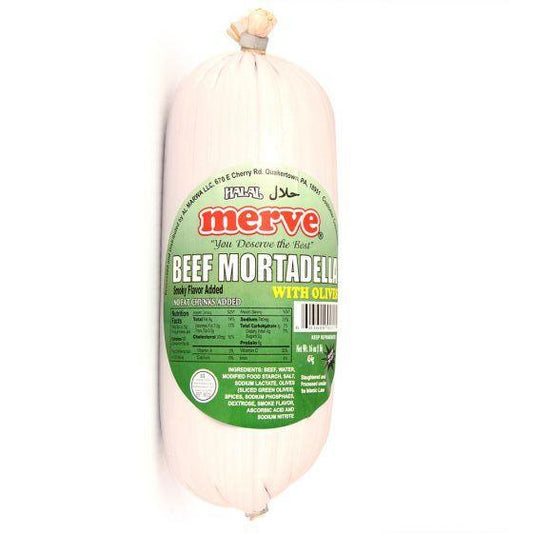 Merve - Halal Beef Mortadella (Olives)