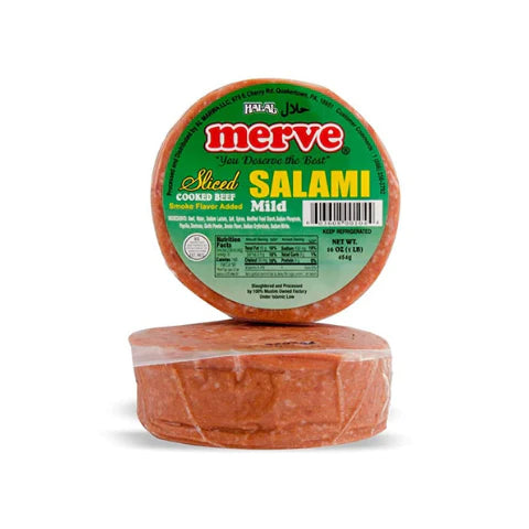 Halal - Merve Beef Sliced Salami Plain (Sade Dilimli Dana Salam)