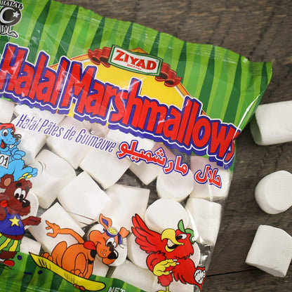Ziyad - Halal White Marshmallows - 250g – SoukWalla
